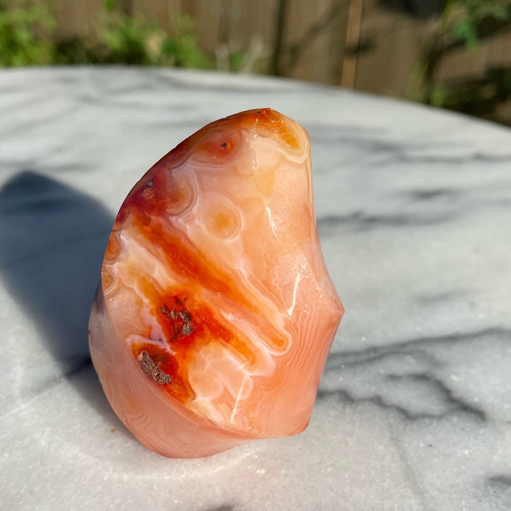 Carnelian Agate Flame - Picture 4 of 4